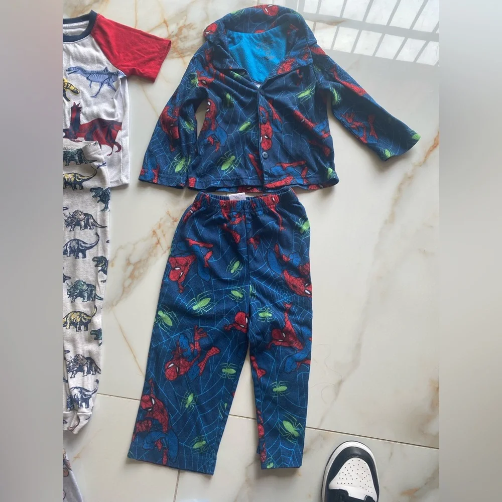 Spiderman Blue and Red Pajama Set for Ultimate Comfort
